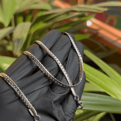 Premium Round Stainless Steel Chain For Men & Women