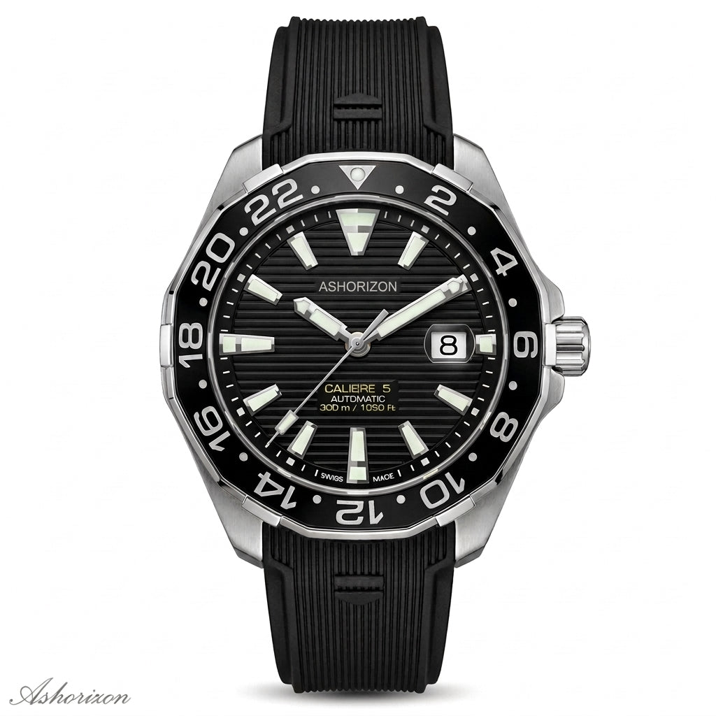 Voyager Silicone Strap Sports Watch