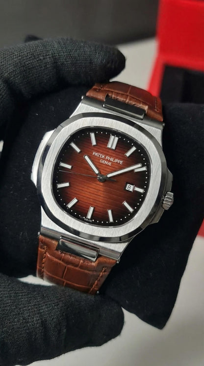 Patek Nautilus Leather Master Lock