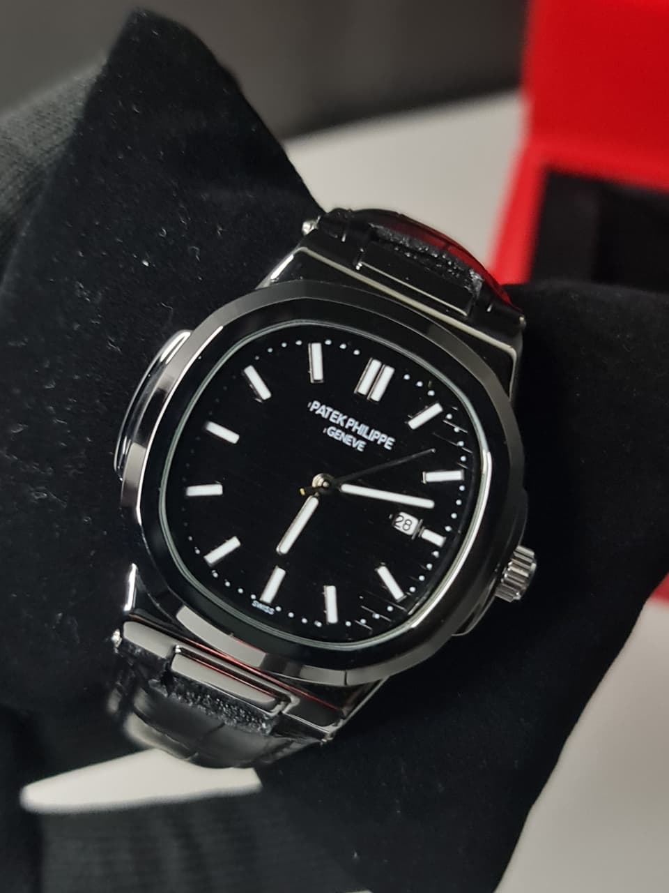 Patek Nautilus Leather Master Lock