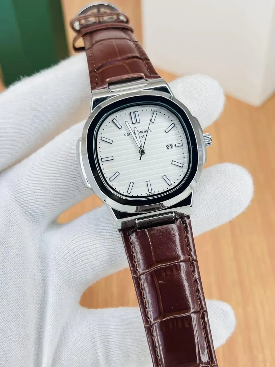 Patek Nautilus Leather Master Lock